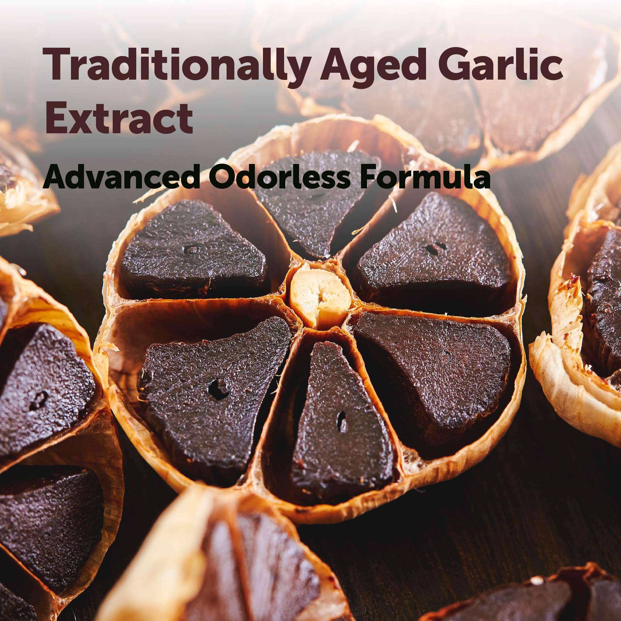 Micro Ingredients Odorless Garlic, 300 Softgels | 2 Years Aged Garlic Extract | Grown Allium Sativum Bulb