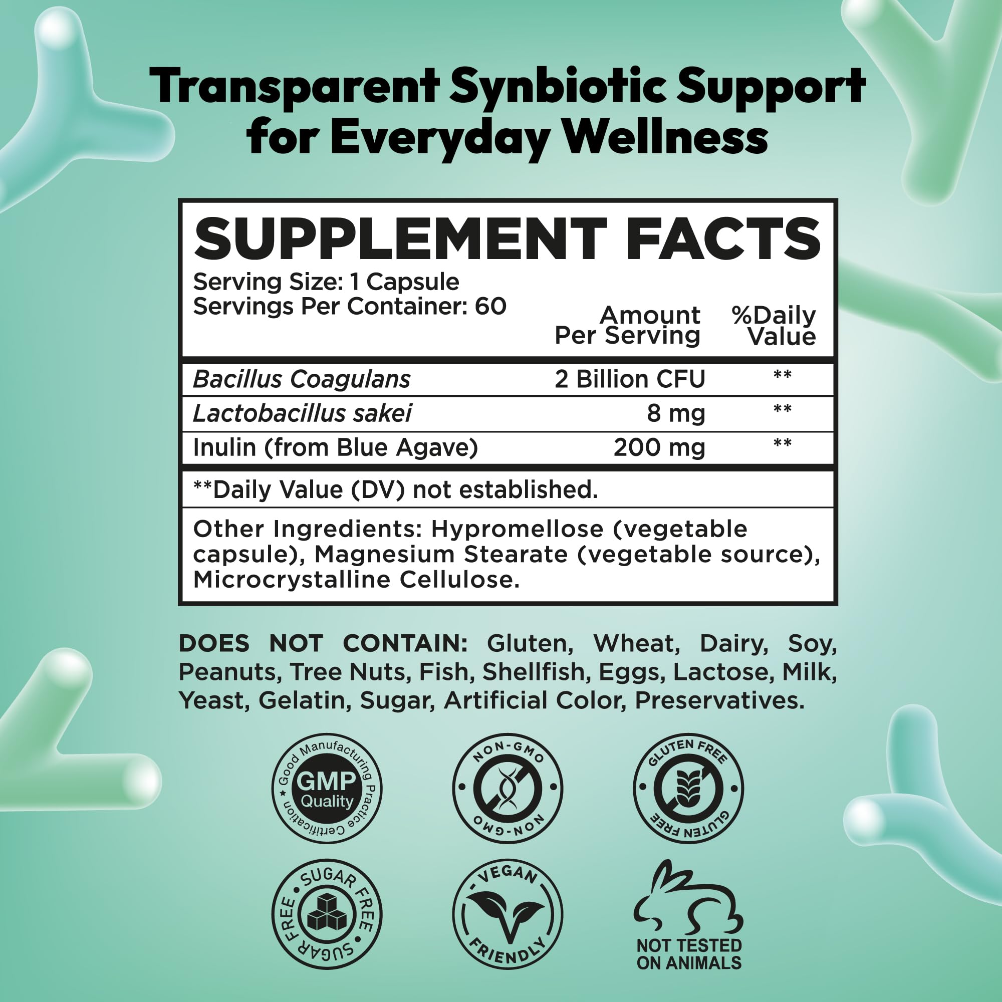 NutraPep Synbiotics Probiotic Prebiotic Postbiotic - Daily Gut Health Support with Pre Pro & Post Biotics for Men Women - Digestive & Immune Support Balance Synbiotic Supplement - Vegan Gluten Free NutraPep Au supplements