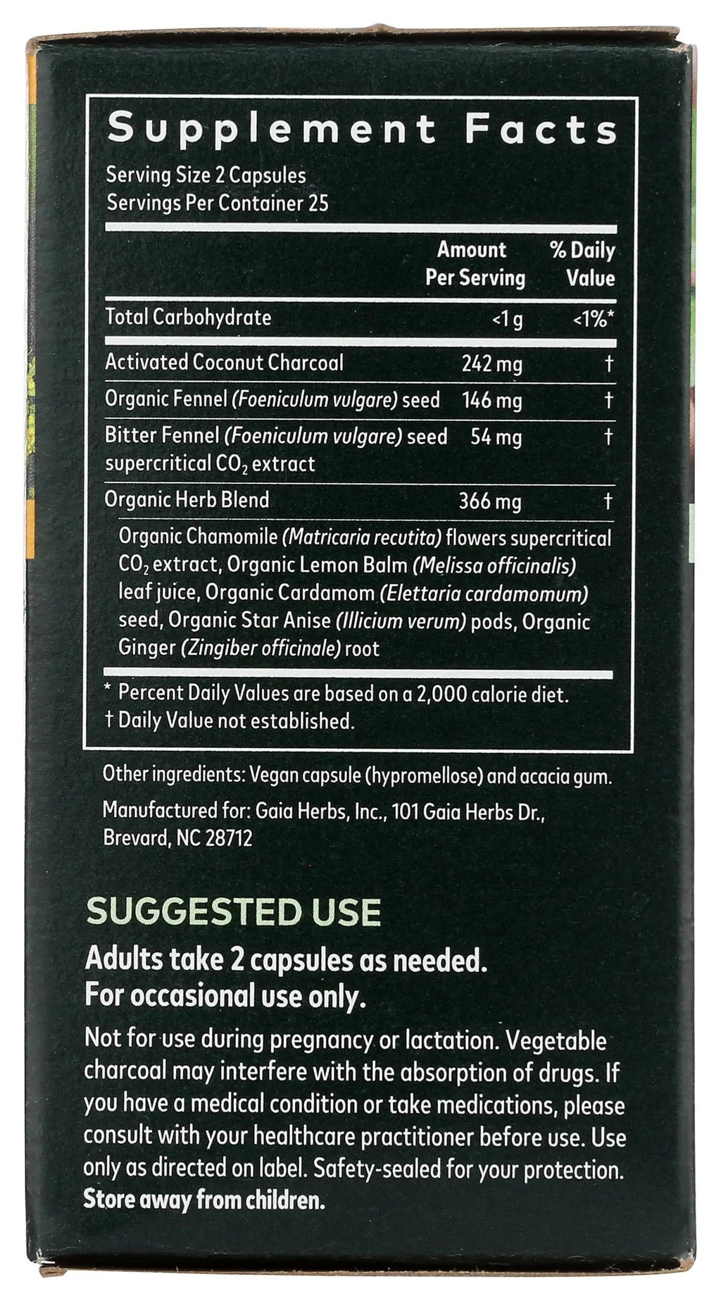 Gaia Herbs Gas & Bloating - Provides Relief from Occasional Gas and Bloating Gaia Herbs Au supplements