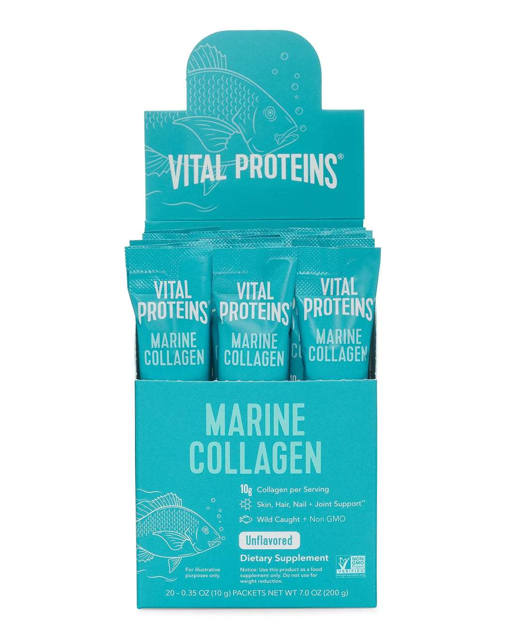 Vital Proteins Unflavored Marine Collagen 20 Pack, 0.35 OZ Vital Proteins Au supplements