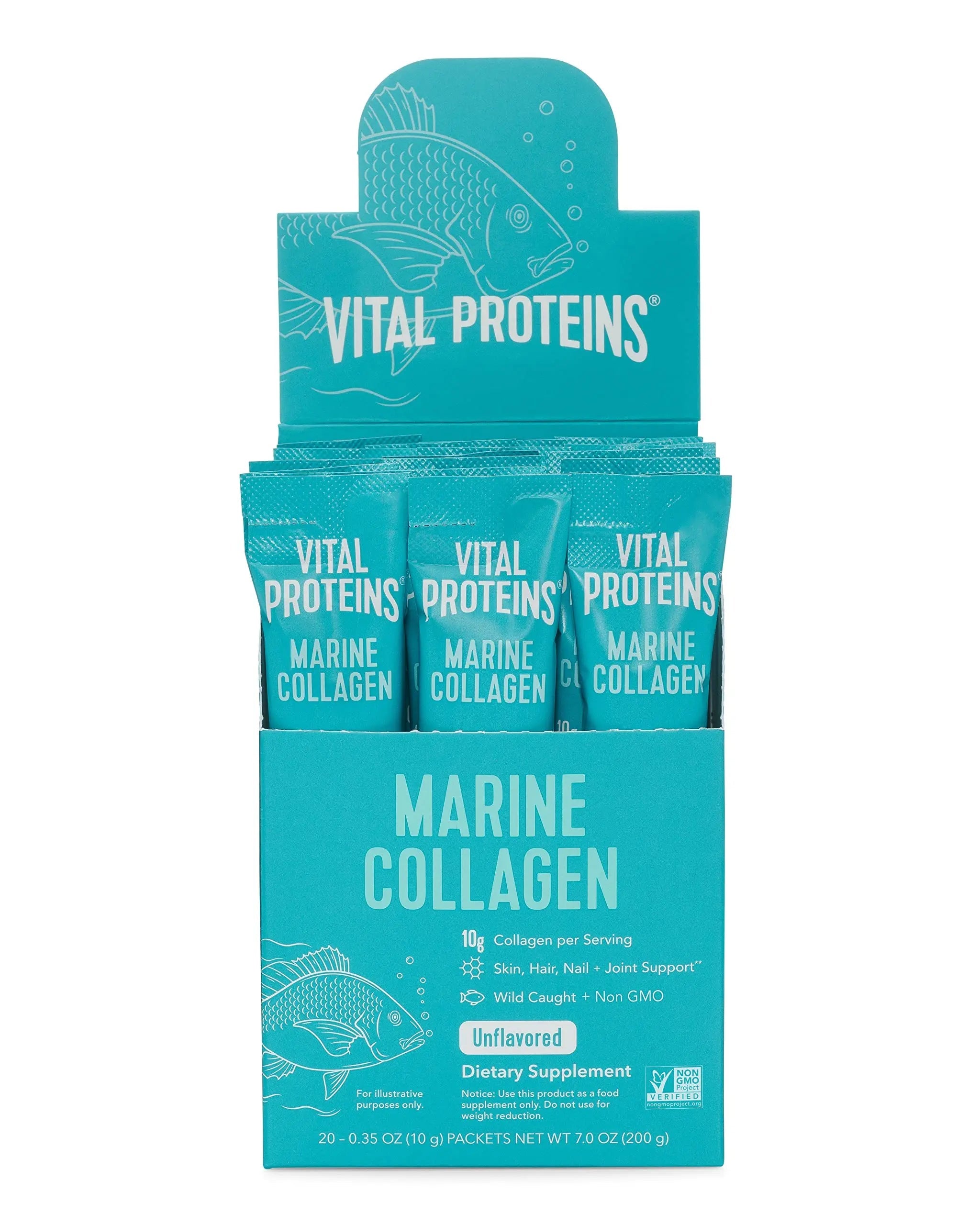 Vital Proteins Unflavored Marine Collagen 20 Pack, 0.35 OZ Vital Proteins Au supplements