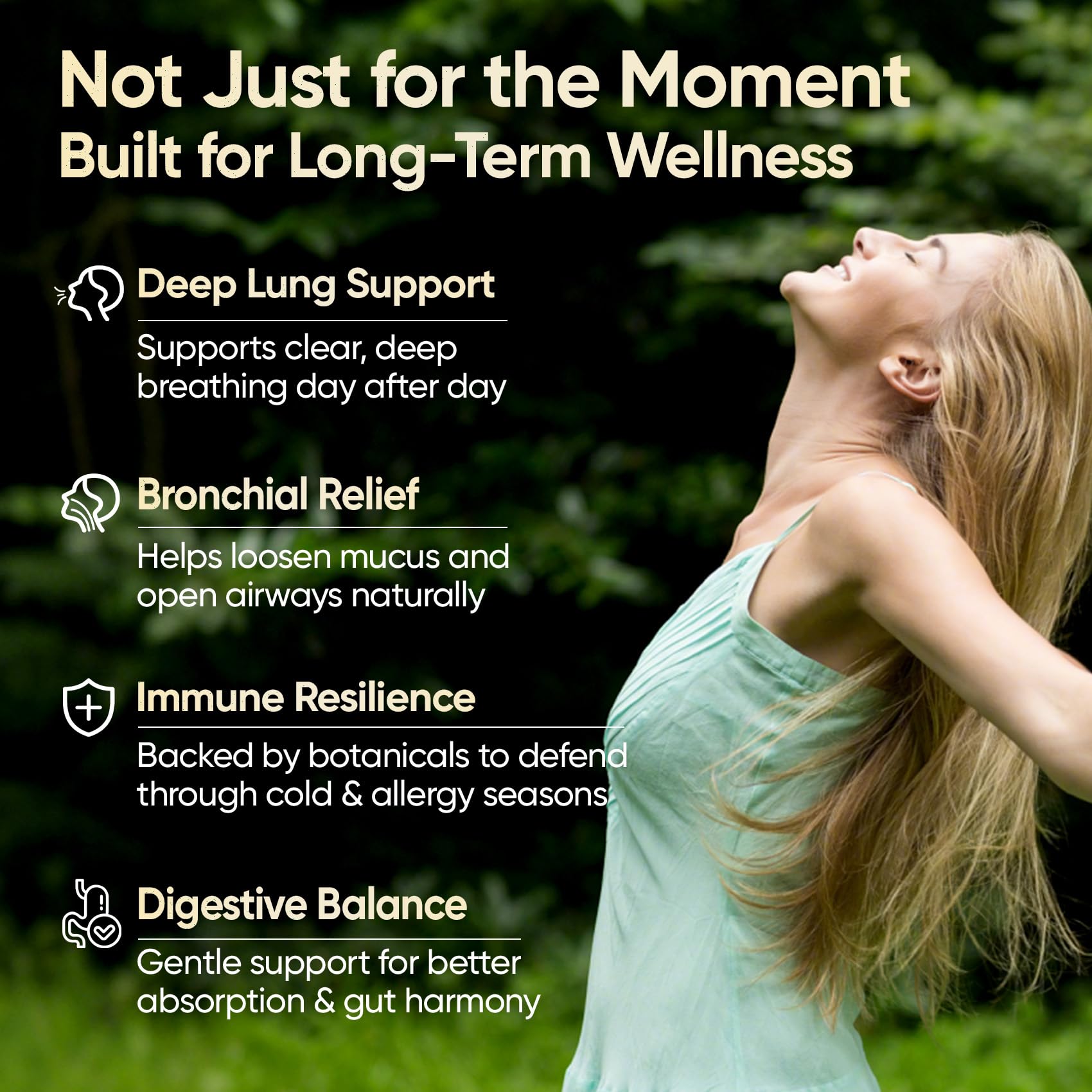 Mullein Drops for Lungs, 120 Servings - Mullein Leaf with 7 Herbs Echinacea, Oregano, Ginger, Elderberry, Marshmallow Root & Thyme - Lung Detox for Smokers