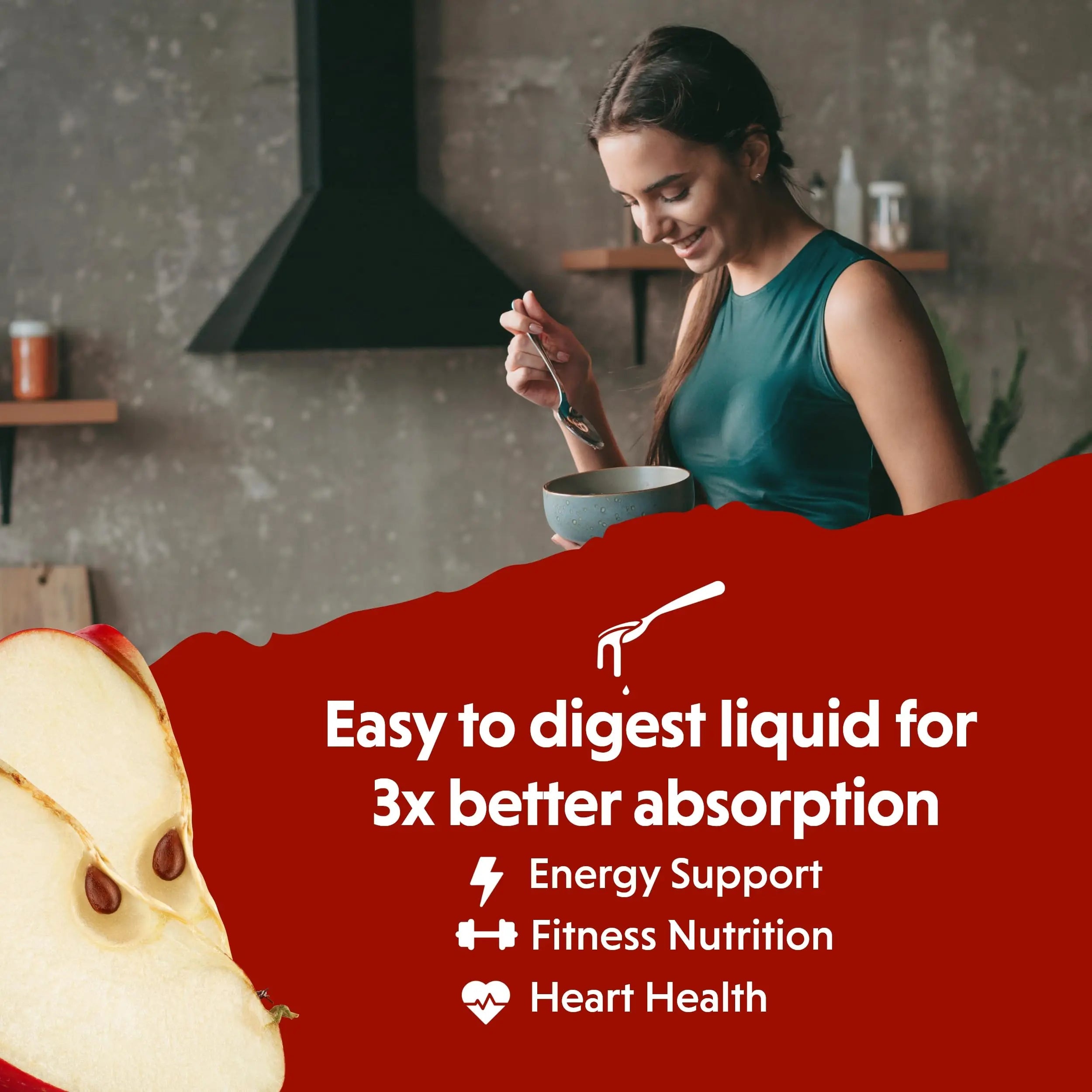 Barlean's Fresh Apple with 1,500 mg of Tonalin CLA - Gluten-Free, Vegan, Kosher Barlean's Au supplements