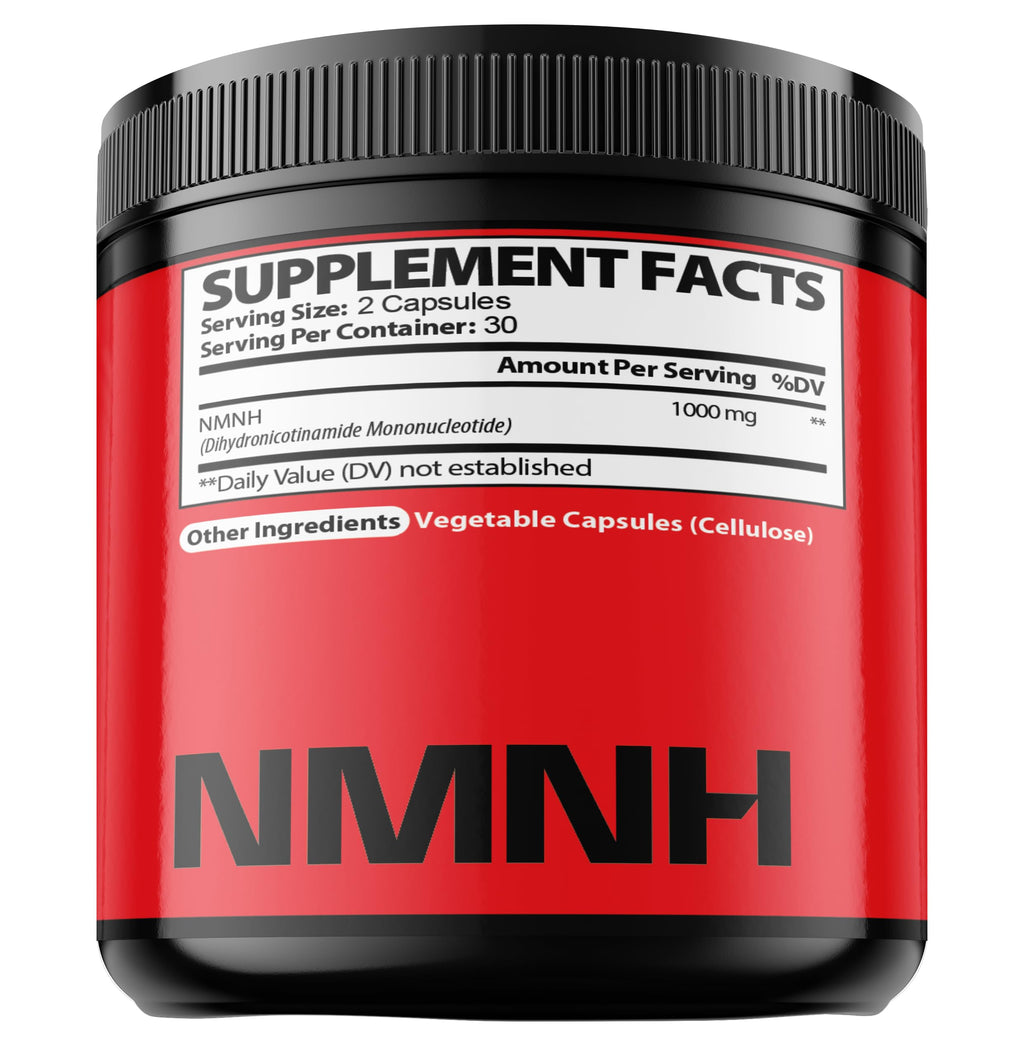 NMNH (Dihydronicotinamide Mononucleotide) -NMN Supplement Alternative - 1000mg per Serving NAD Supplement to Support NAD - 60 Capsules - 30 Days Supply Satoomi Au supplements