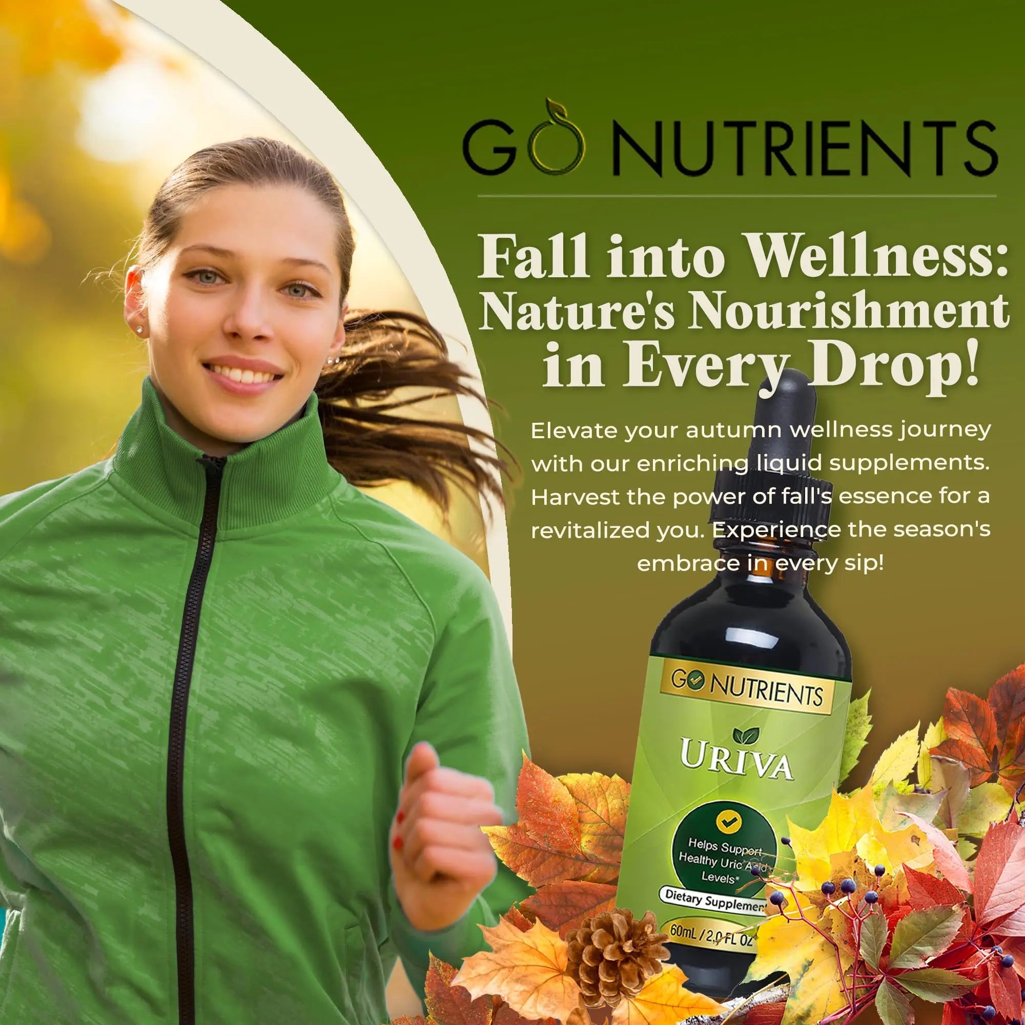 Go Nutrients Uriva Advanced Uric Acid Flush Cleanse with Tart Cherry Extract Celery Seed Extract Turmeric Go Nutrients Au supplements