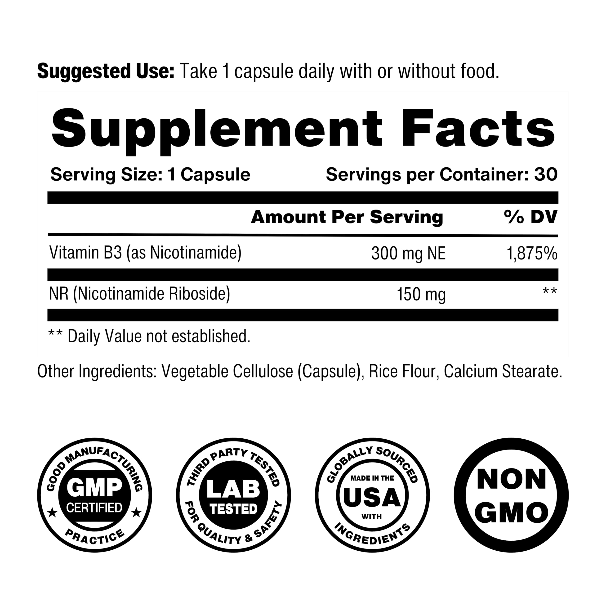Celly NAD Booster | Longevity Supplement for Healthy Aging with NR (Nicotinamide Riboside) and Nicotinamide | Promotes Cell Function & Vitality | Non-GMO & 3rd Party Tested Celly Au supplements