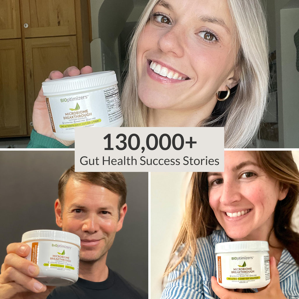 Microbiome Breakthrough Gut Support Powder Chocolate Flavor With Lactobacillus Strains, Bone Broth & Collagen Source of L-Glutamine Supports Digestive Comfort, Gas & Bloating Relief 30 Servings*