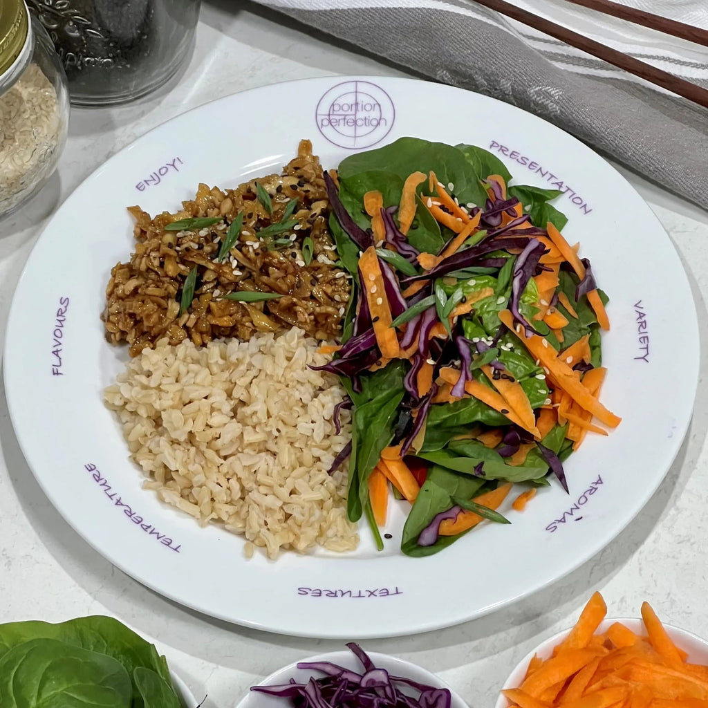 Portion Perfection Melamine 2 Pack 10” Portion Plates for Adults with Low Calorie Meal Plan Portion Perfection Au supplements