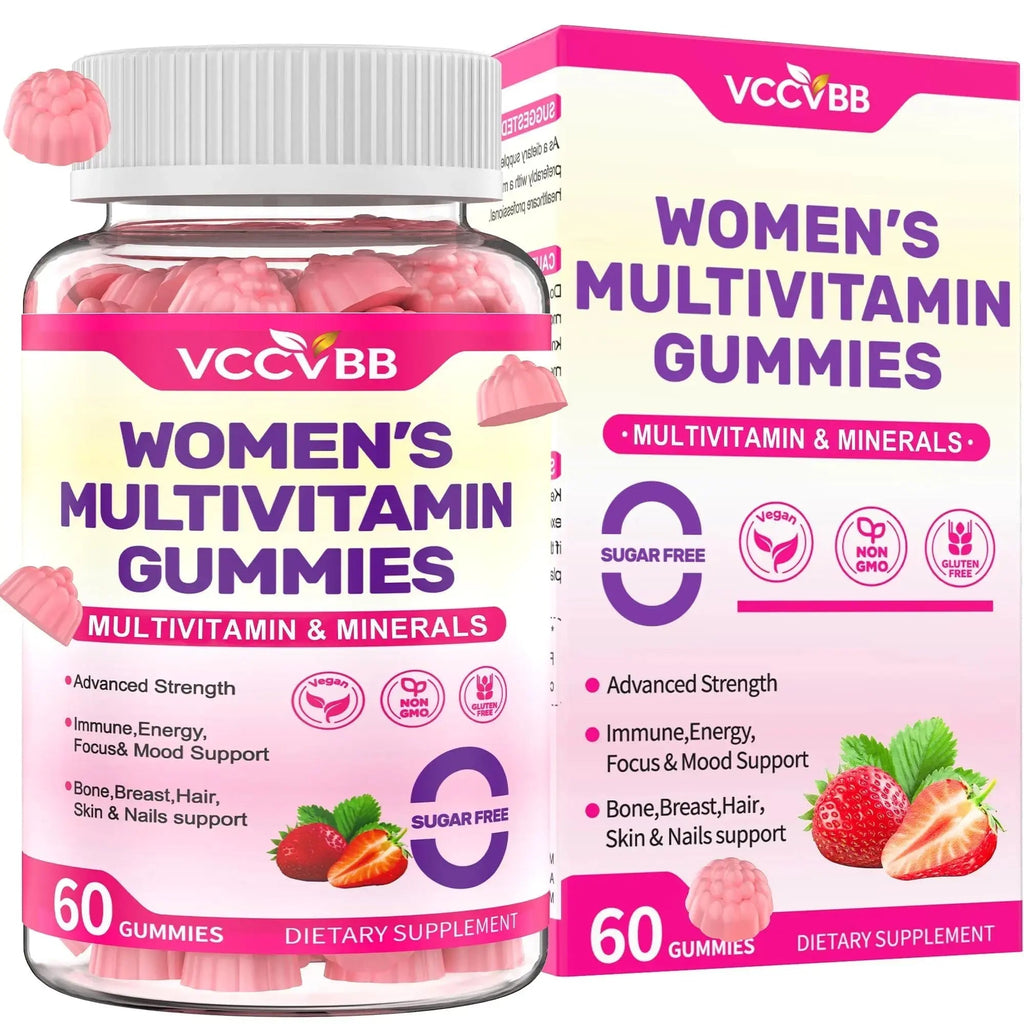 VCCVBB All-in-One Women's Multivitamin Gummies with Complete Vitamin & Mineral Complex, Herbal Blends for Energy, Overall Health VCCVBB Au supplements