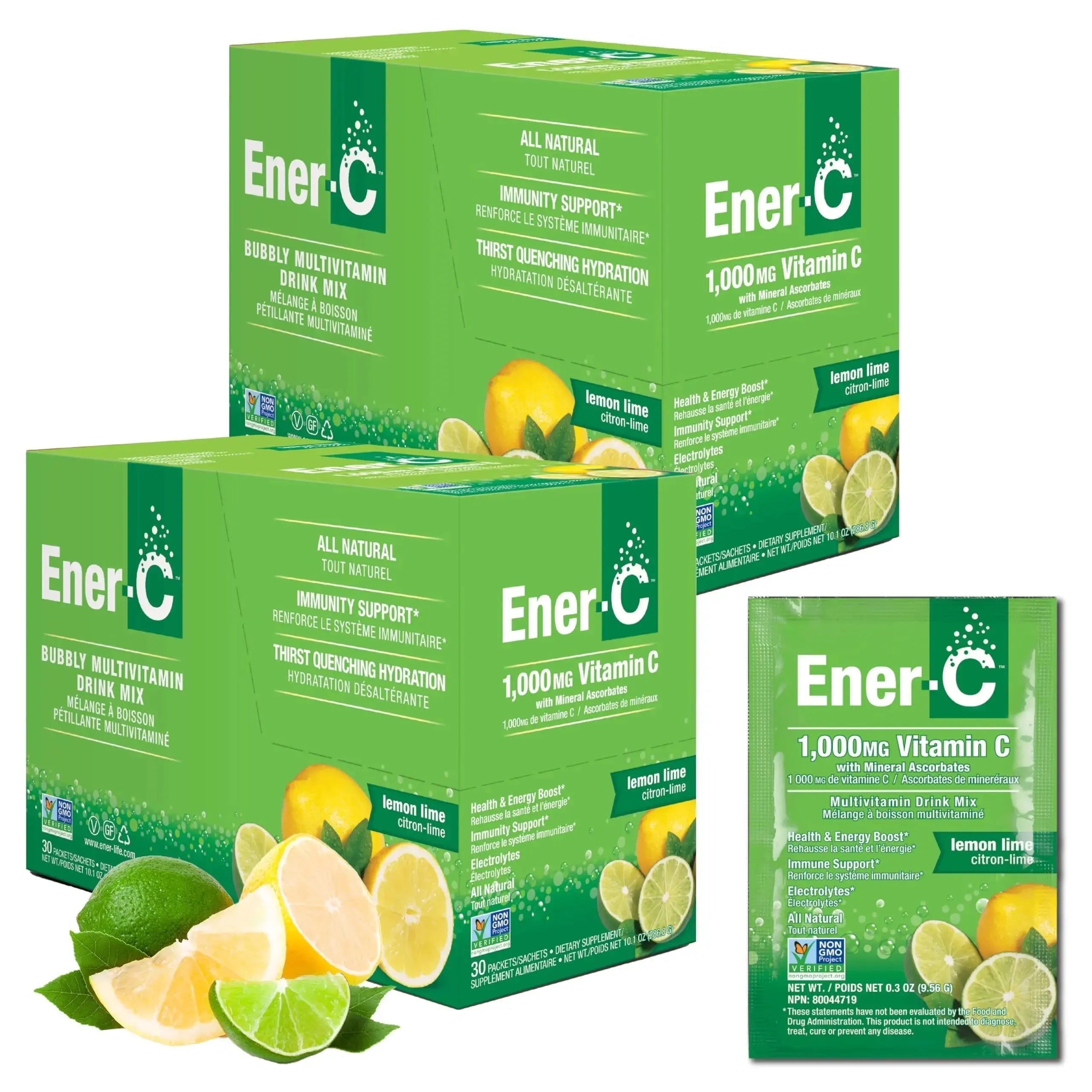 Ener-C Multivitamin Drink Mix - Vitamin Packets for Water, Electrolytes Powder Packets, Vitamin Drink Mix, Hydration Liquid Mix Ener-C Au supplements