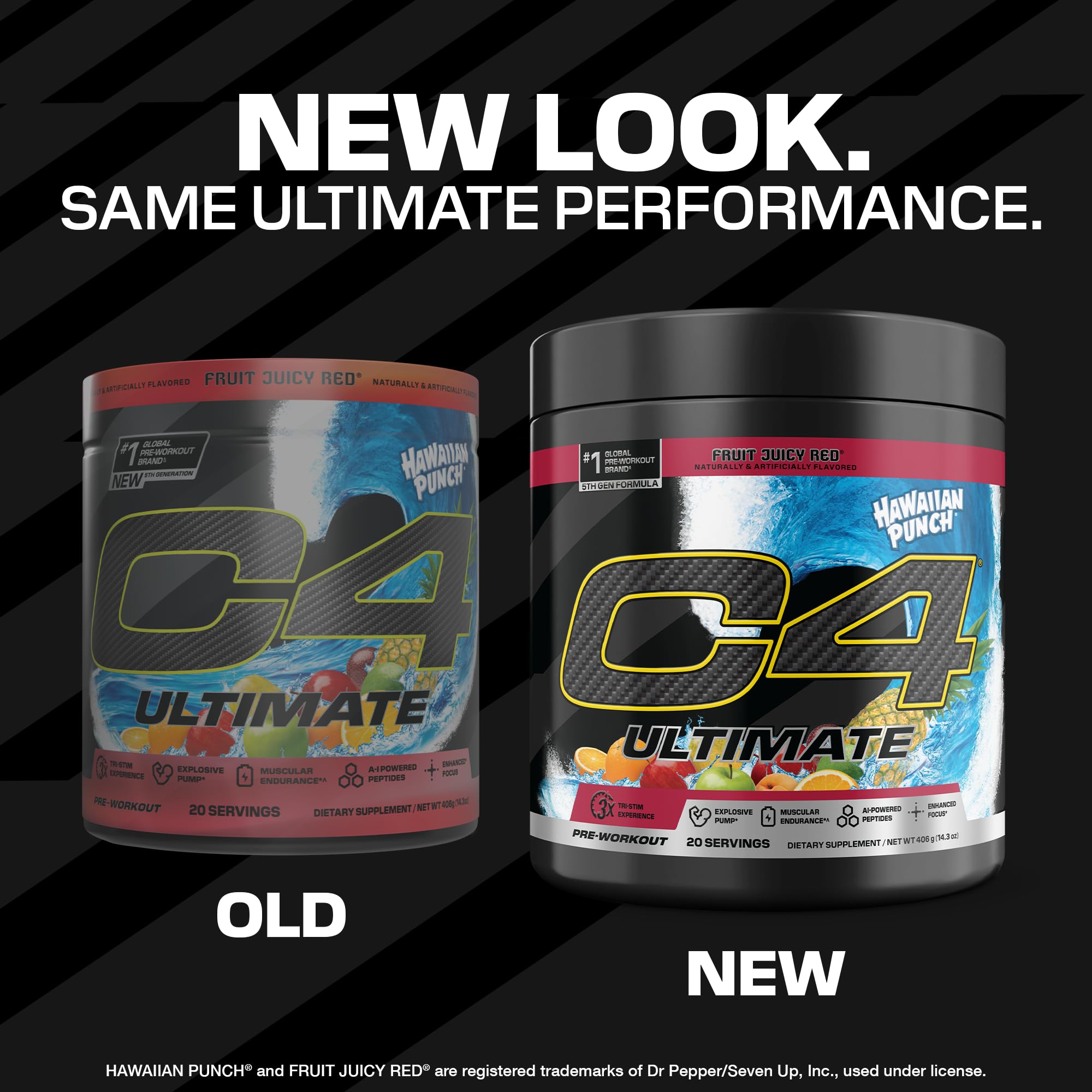C4 Ultimate Pre Workout Powder - Sugar Free Preworkout Energy Supplement for Men & Women - 300mg Caffeine + TeaCrine + Dynamine + Creatine