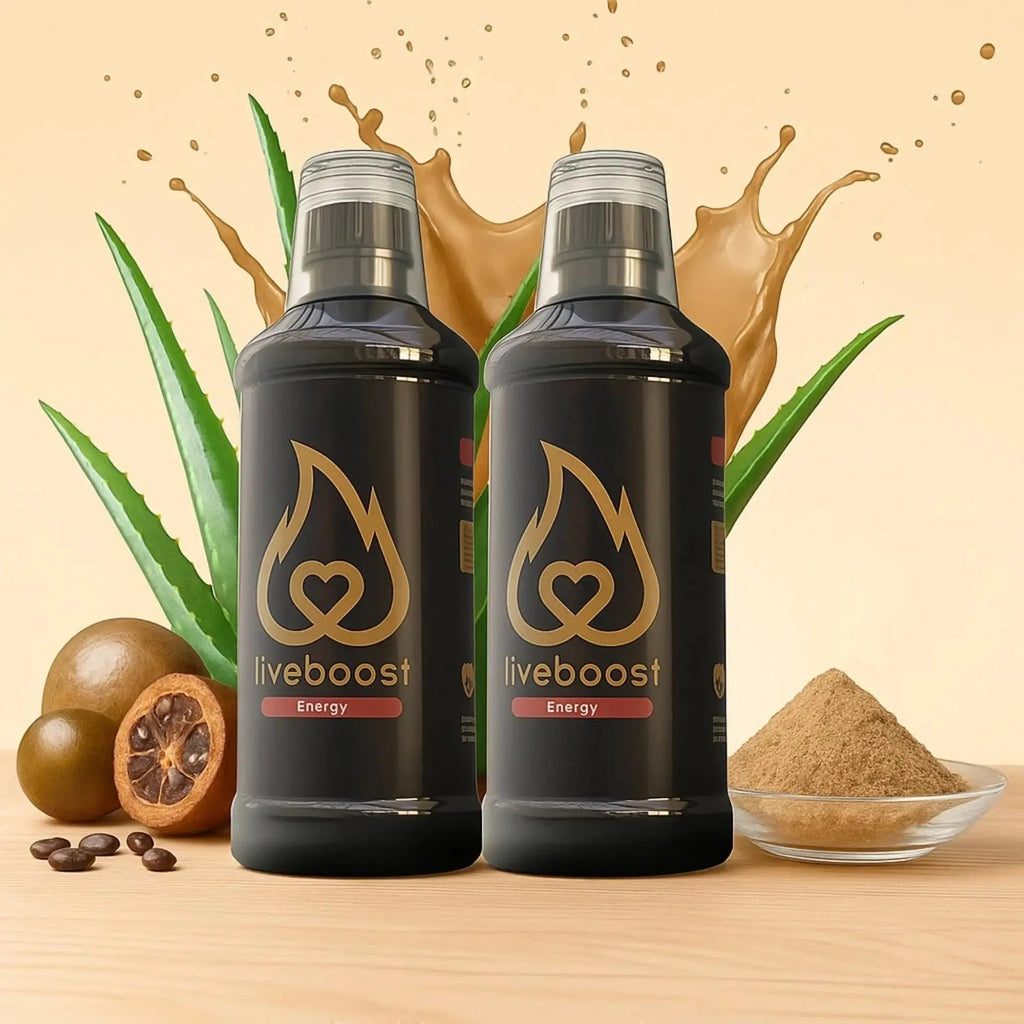 LIVEBOOST Liquid Supplement 2-Pack – Daily Energy Suppor & Wellness Formula for Men and Women – Natural Ingredients – 480ml Each LIVEBOOST Au supplements