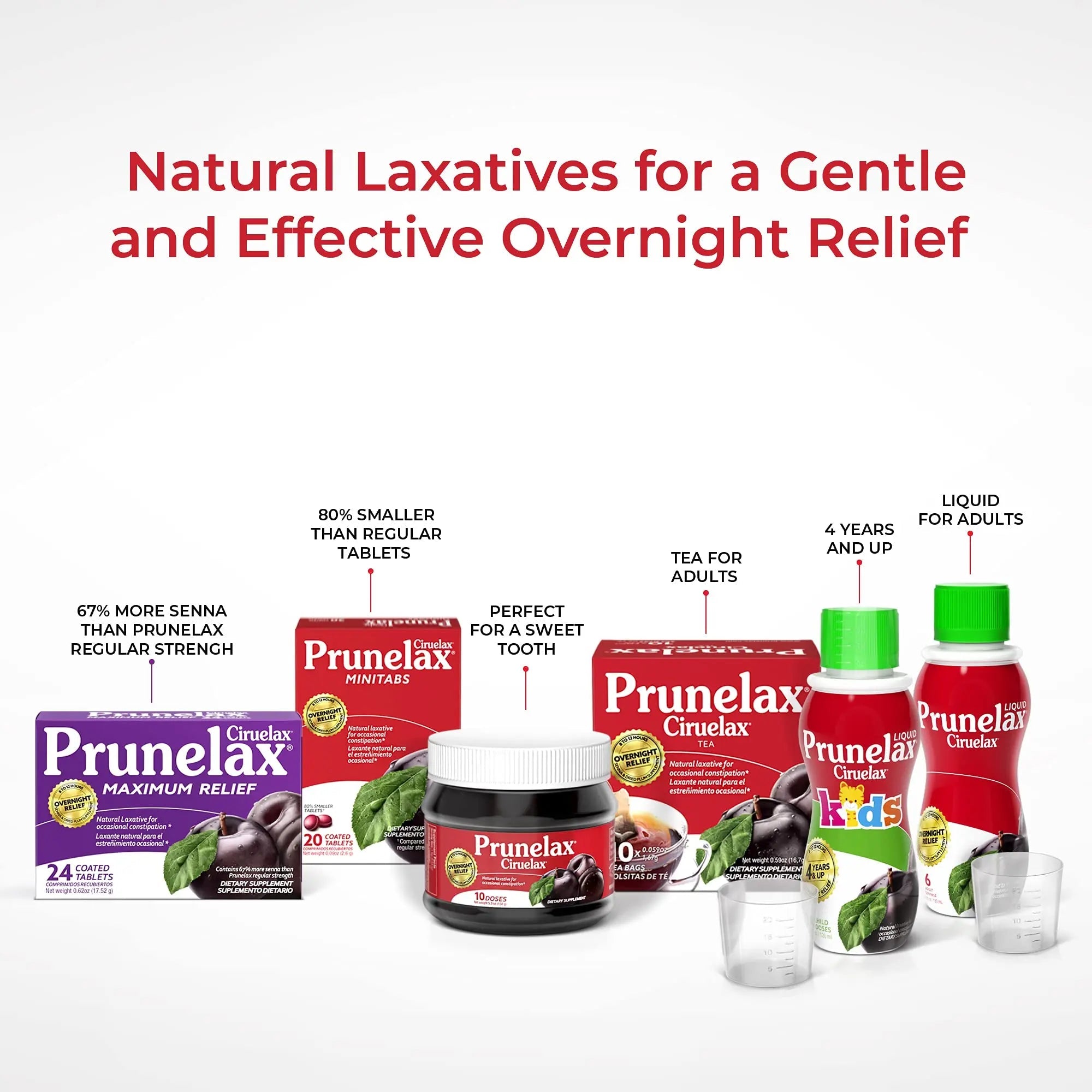 Prunelax Ciruelax Natural Laxative Regular for Occasional Constipation,Tea Bags, Prunes Prunelax Au supplements
