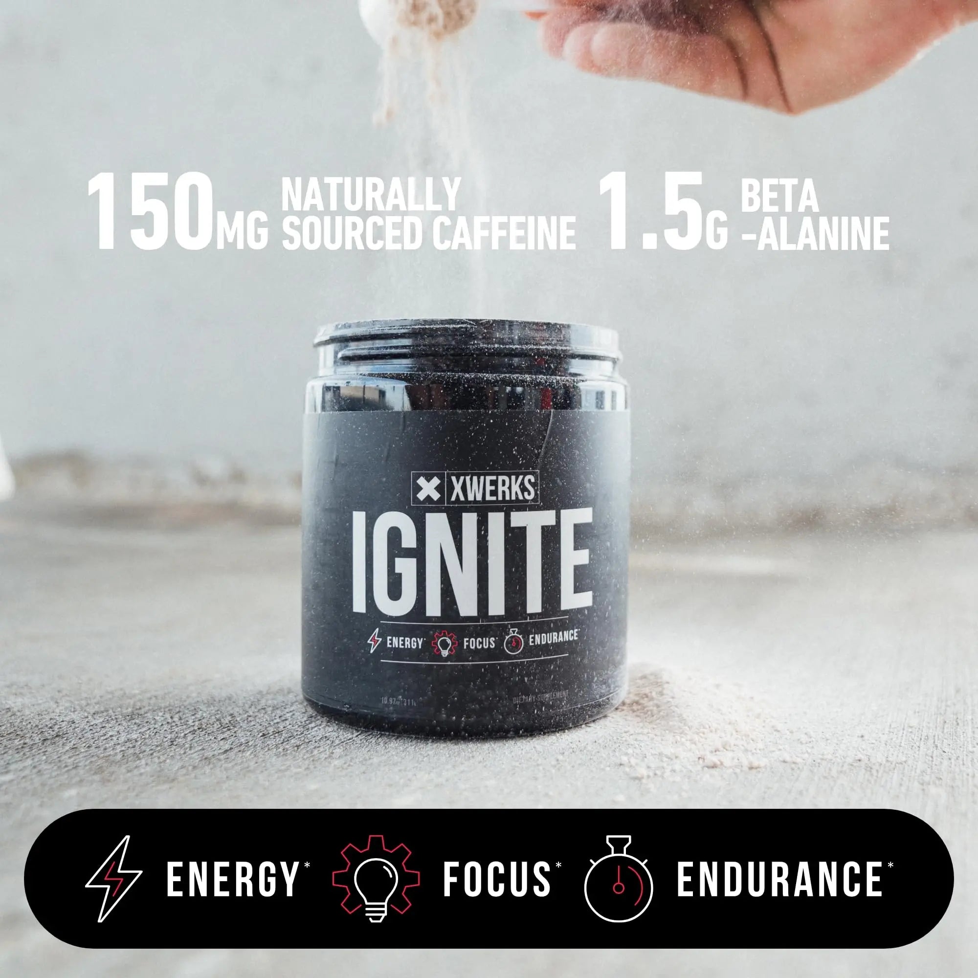 Xwerks Ignite Blue Razz Pre Workout Powder - Best Natural Keto Pre-Workout for Women Xwerks Au supplements
