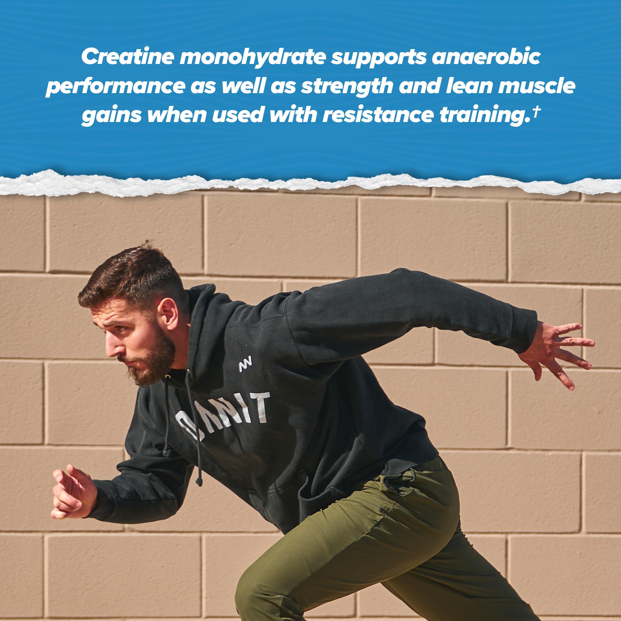 ONNIT Creatine Monohydrate Powder – Unflavored, 90-Serving Value Size – Supports Strength, Lean Muscle, and Brain Energy† – Keto Friendly, No Fillers, 90 Servings, 15.29 oz ONNIT Au supplements