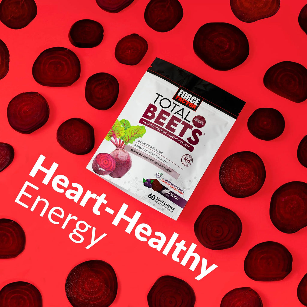 Force Factor Total Beets Soft Chews with Beetroot, Nitrates, L-Citrulline, Grapeseed Extract Force Factor Au supplements