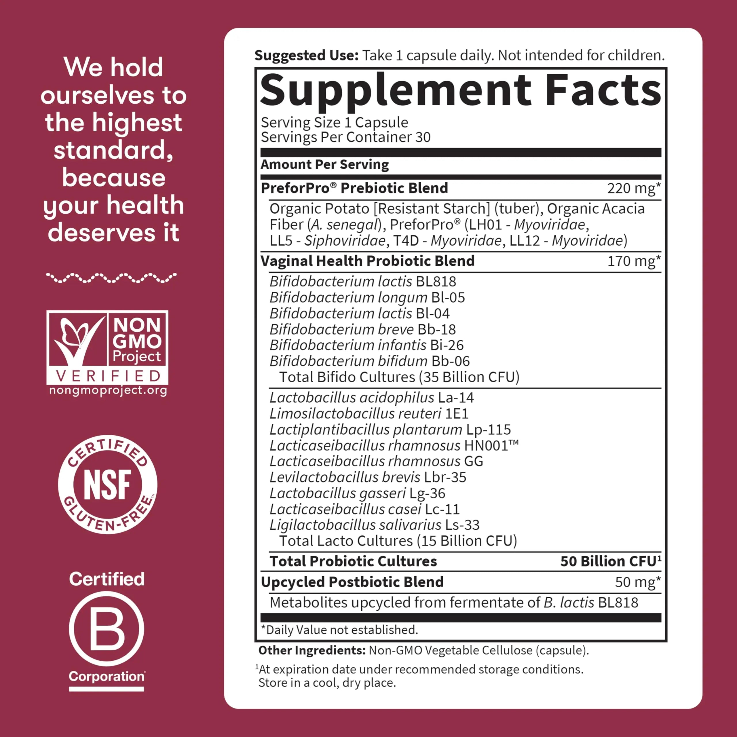Garden of Life Dr Formulated Once Daily 3-in-1 Complete Prebiotics, Postbiotics & Probiotics for Women, PRE + PRO + POSTBIOTIC Supplement for Women’s Digestive Garden of Life Au supplements