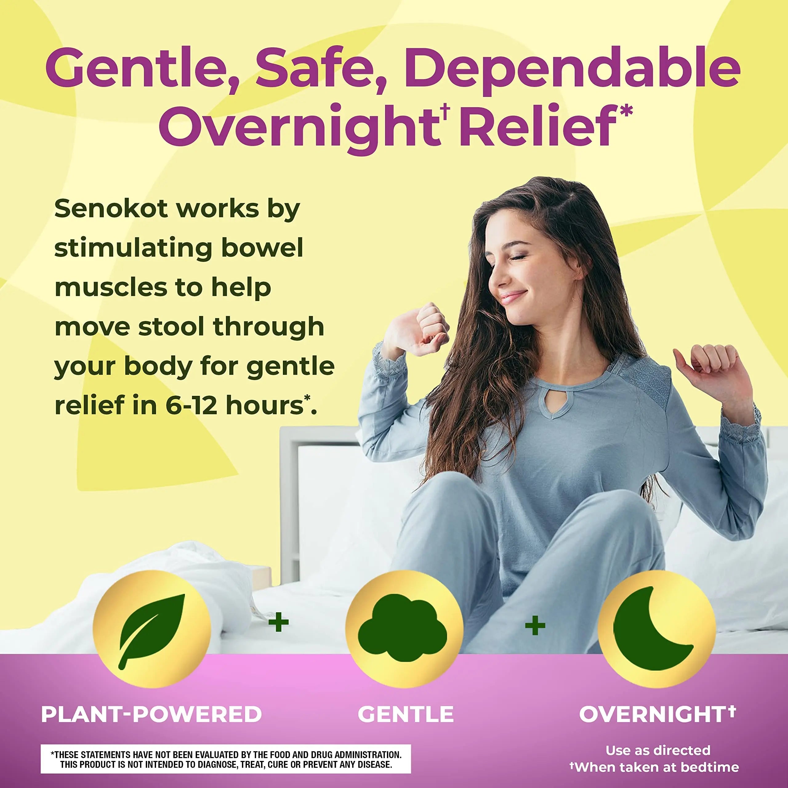 Senokot Dietary Supplement Laxative Gummies, Natural Senna Extract, Gentle, Overnight Relief Senokot Au supplements