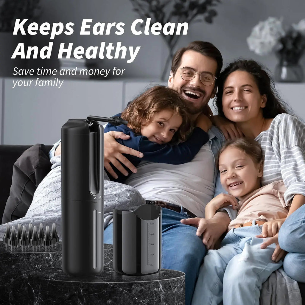 Ear Wax Removal - Electric Ear Irrigation Flushing System - Water Powered Ear Lebbtl Au supplements