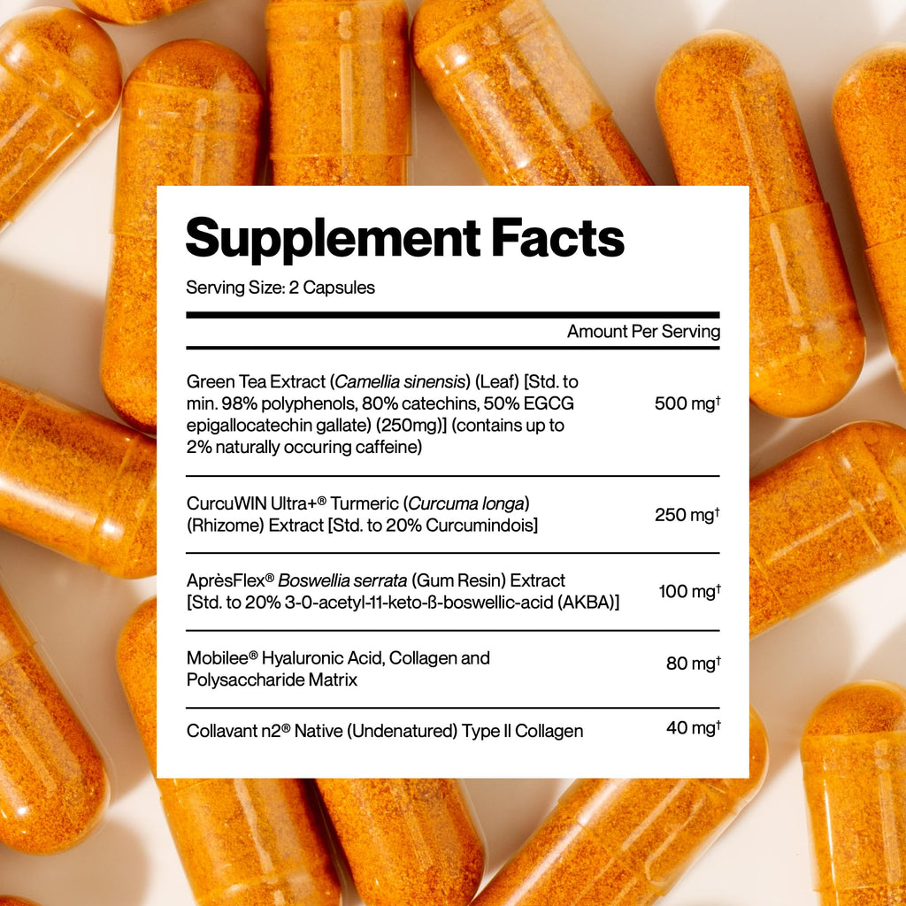 PUREFUNCTION Collagen Repair Joint Support Supplement - Boswellia, Turmeric, Hyaluronic Acid, EGCG, and Undenatured Collagen for Joint Maintenance and Repair - 60 Capsules PUREFUNCTION Au supplements