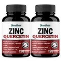 Zinc Quercetin Vegetarian Capsules 120 Ct- (2 Pack) Sandhu's Au supplements