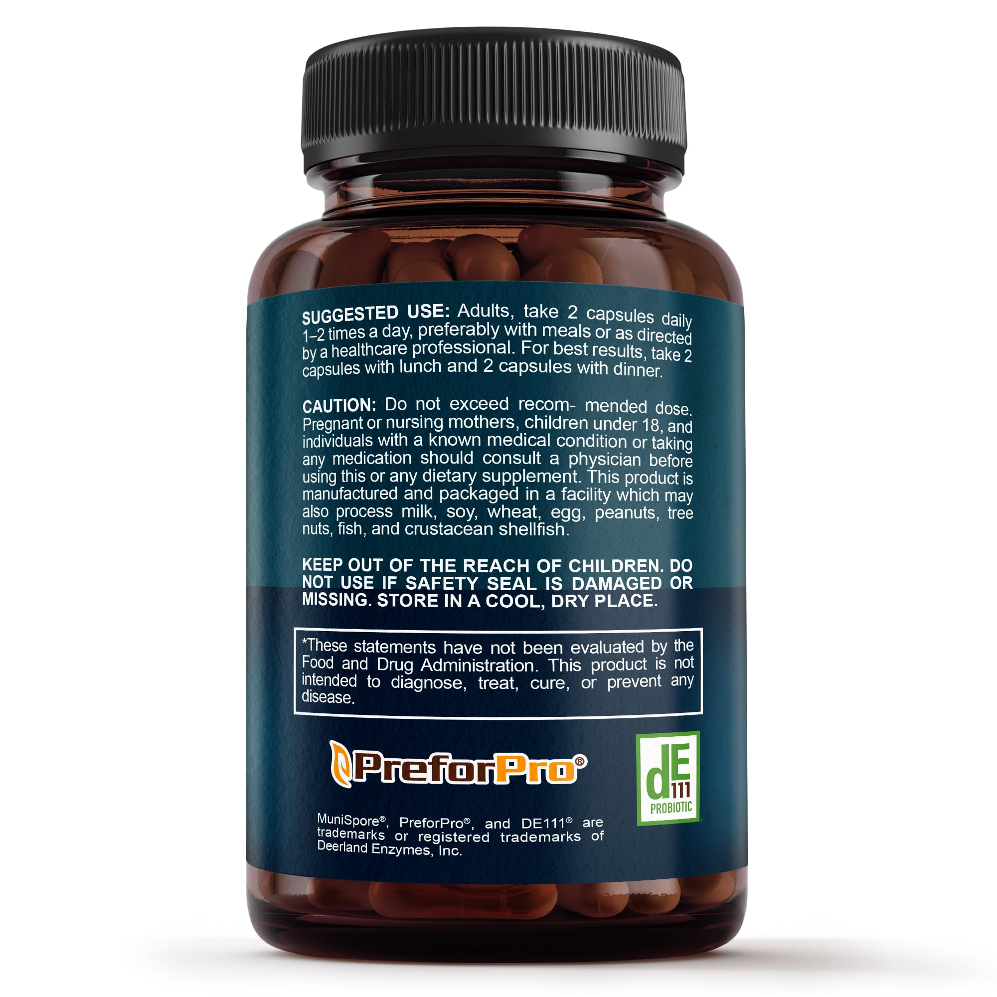 Premium 4-in-1 Probiotic Prebiotic, Postbiotic & Digestive Enzymes for Men & Women – Supports Gut, Digestion & Immunity –Complete Gut Health with Pre, Post
