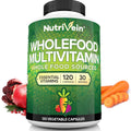 Nutrivein Whole Food Multivitamin for Men & Women – 120 Vegan Multivitamin Caps for Adults – Daily Energy, Immune & Heart Support Nutrivein Au supplements