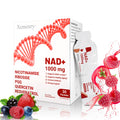 NAD Supplement 1000mg Liquid - Nicotinamide Riboside Resveratrol Supplements for Men & Women - NMN Alternative for Enhanced Energy & Anti-Aging, Focus - 30 Packets Xemenry Au supplements