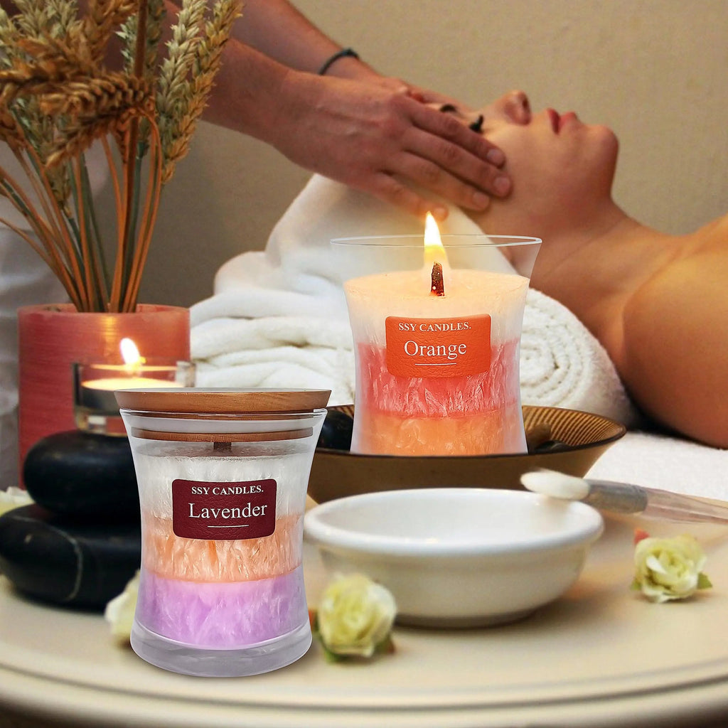 Citrus Jar Aromatherapy Candle Scented Candle Handmade Soy Candles Wood Candles Wick Fragrance SEUCRWAX Au supplements
