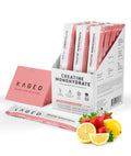 Kaged Creatine Monohydrate + Max Absorption Technology | Micronized Powder Stick Packs | Strawberry Lemonade | Muscle Building & Recovery | Brain Health