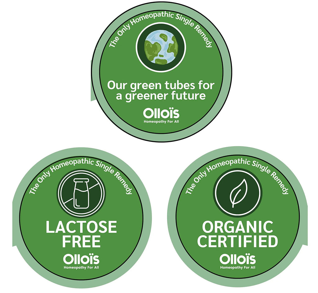 OLLOIS Natrum Muriaticum 6X, Cell Salt #9, Lactose-Free, Organic & Vegan, Kosher Certified OLLOÏS Au supplements