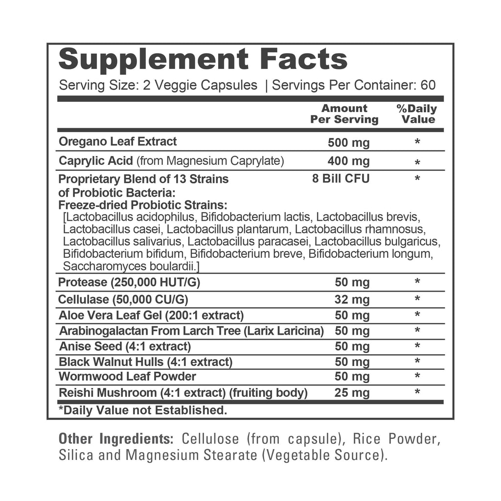 NusaPure CandiHealth Complex (Non-GMO, Vegan) 120 Veggie Capsules NusaPure Au supplements