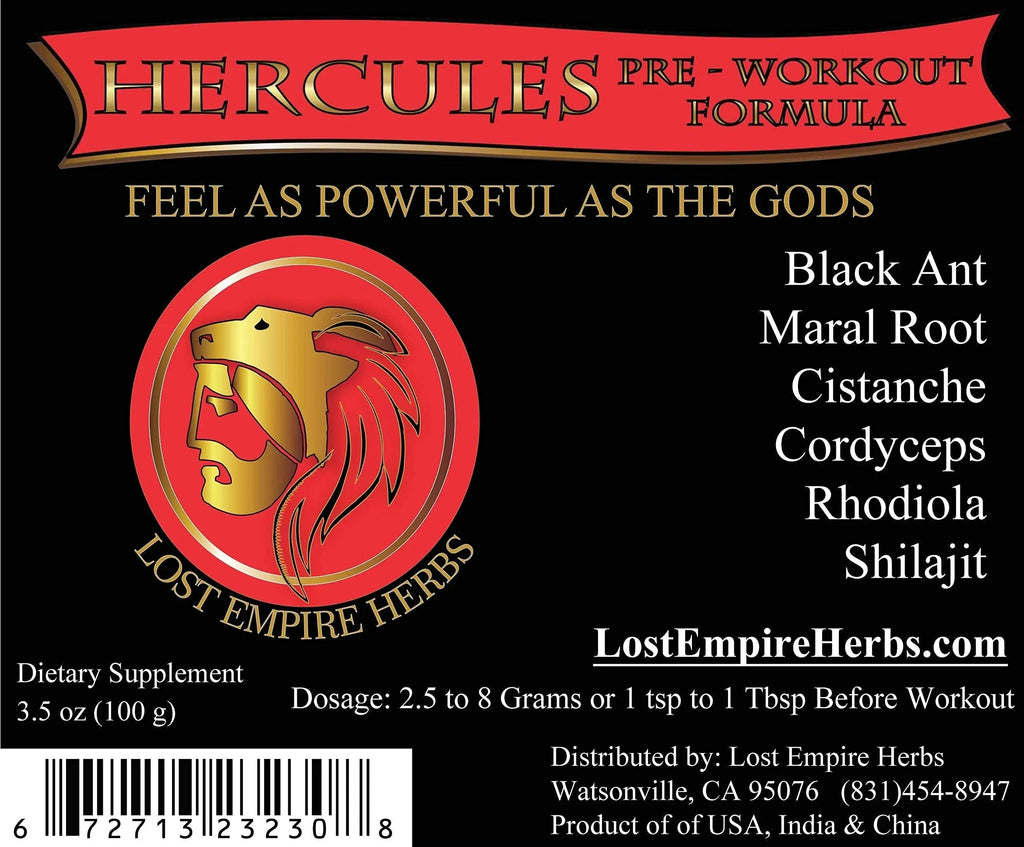 Lost Empire Herb's Pre Workout Herbal Supplement (Powder ~ 100g) || Premium Grade LOST EMPIRE HERBS UNLEASH THE POWER OF NATURE Au supplements