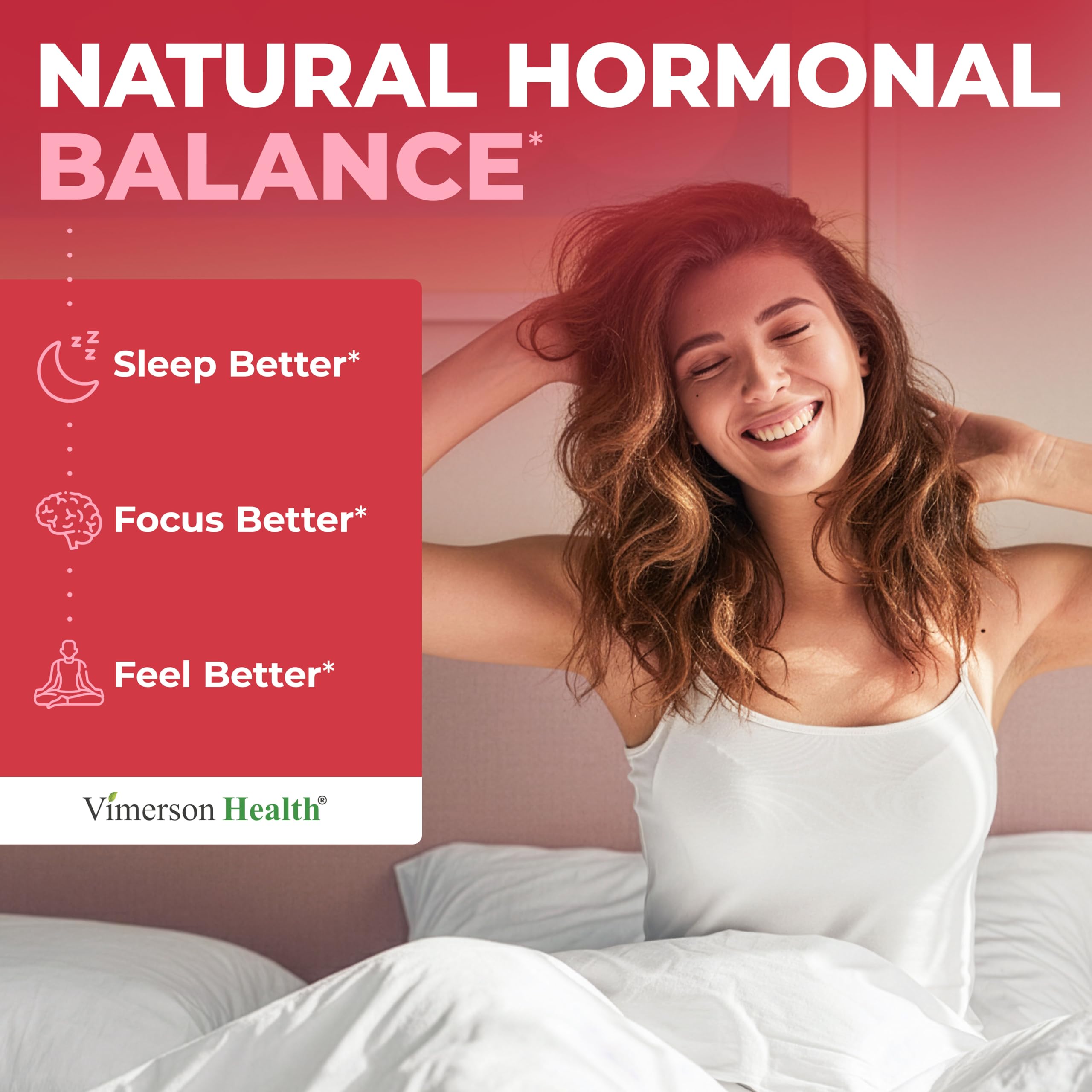 Hormone Harmony for Women with Black Cohosh, Dong Quai & Red Clover – Natural Hormone Balance for Women of All Ages – Supports PMS, Menopause & Mood – Women’s Hormone Balance Supplement – 60 Capsules Vimerson Health Au supplements