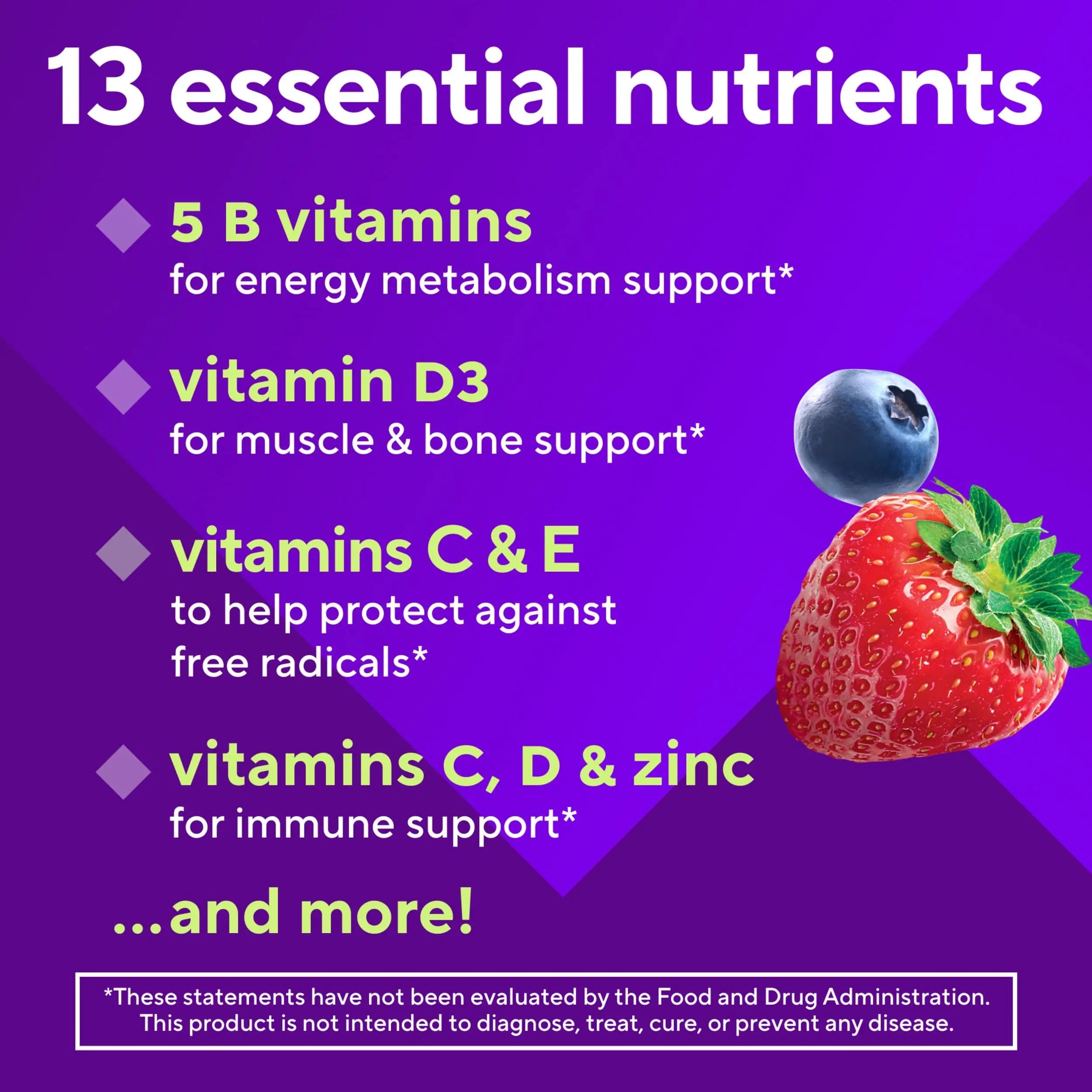 vitafusion Sugar Free Men’s Multi Daily Gummy Multivitamins, Supports Energy Metabolism, Muscle and Immune Health Vitafusion Au supplements