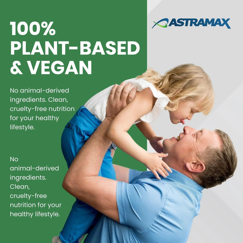 Astramax Advanced Vegan Multivitamin | Whole Food-Based Vitamin & Mineral Complex with 26 Nutrients, B12, D3, Probiotics & 42 Superfoods | Astramax Au supplements