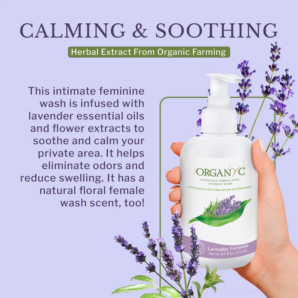 Organic Intimate Wash with Lavender Essential Oils & Flower Extracts, Gentle Cleansing Feminine Organyc Au supplements