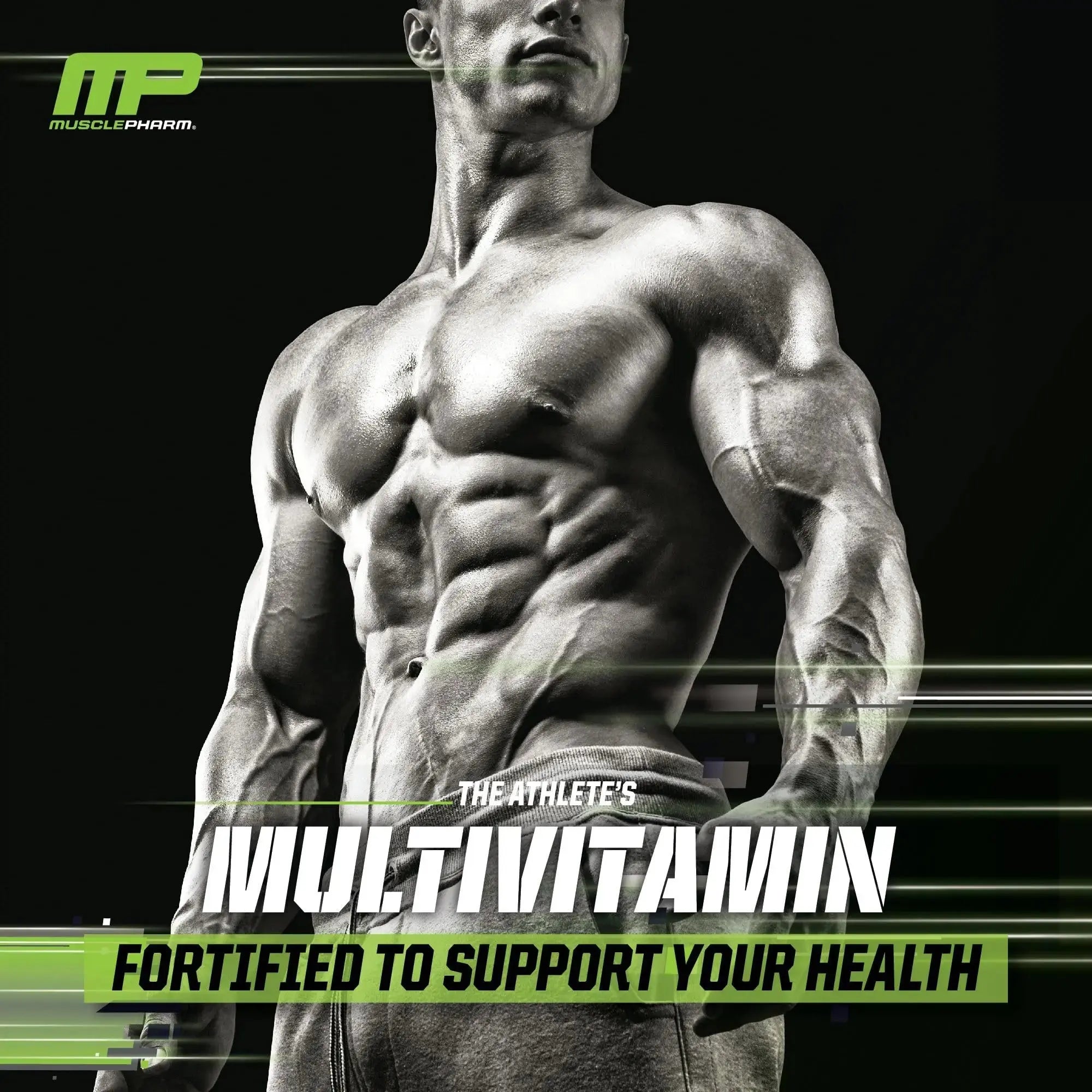 Muscle Pharm Essentials Multi-V+, The Athlete's Multi-Vitamin, Enhanced Energy, Performance & Immune Health, Daily Multivitamin for Men & Women Muscle Pharm Au supplements
