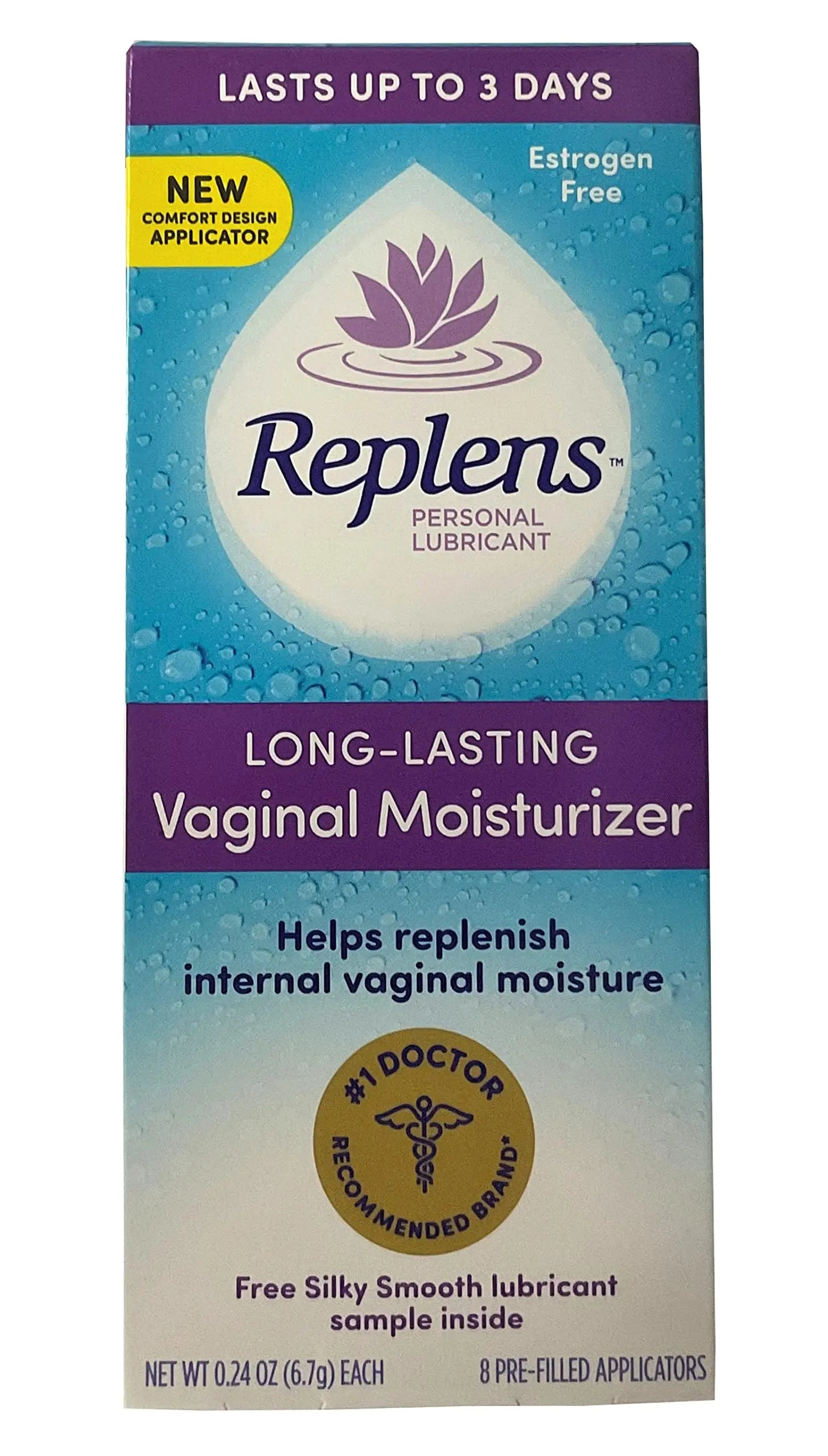 Replens Long-Lasting Vaginal Moisturizer -8 Count (Pack of 3) Replens Au supplements