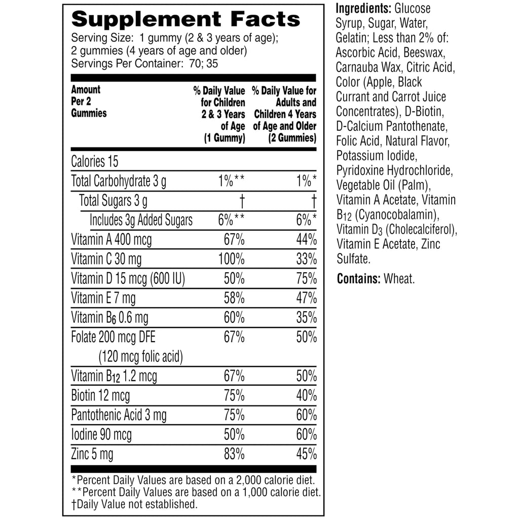 Flintstones Children's Complete Multivitamin Gummies, 70 Count Flintstones Vitamins Au supplements
