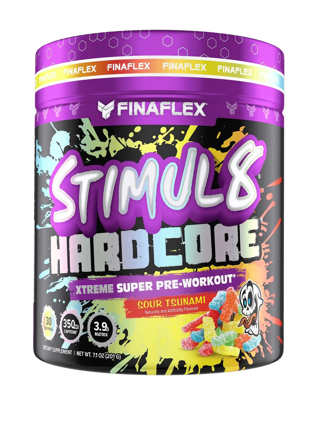 FINAFLEX STIMUL8 Hardcore, Sour Tsunami - Extreme Energy, Strength & Endurance FINAFLEX Au supplements