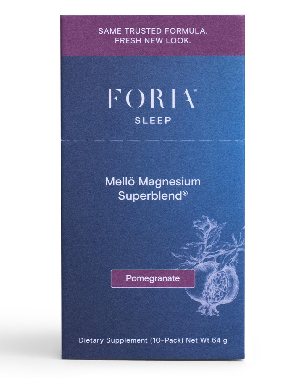 mellö Magnesium Supplement Superblend Powder - Magnesium Glycinate with L-Theanine, GABA, and Trace Minerals - Supports Sleep, Relaxation, and Balanced Energy - Pomegranate Flavor, 10-Pack, Singles Ned Au supplements