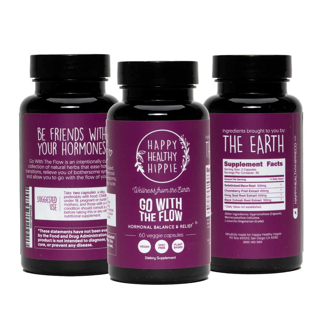 Hormone Balance for Women – PMS Support Supplement, Menopause & Perimenopause | Bloating Relief, Menstrual Cramp, Mood, PMDD | Chasteberry Supplements, Black Cohosh, Dong Quai | Vegan, Non-GMO, 60 Ct Happy Healthy Hippie Au supplements