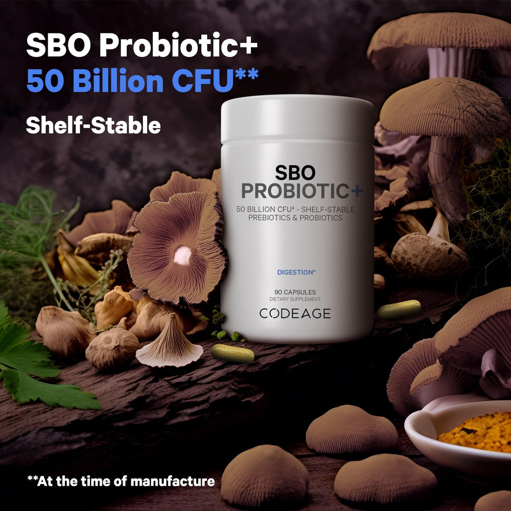 Codeage Daily ADK Vitamin & Probiotic Bundle – Vitamin A Retinyl Palmitate, Vitamin D3 Cholecalciferol, Vitamin K, 50 Billion CFU SBO Probiotic Blend, Non-GMO Codeage Au supplements