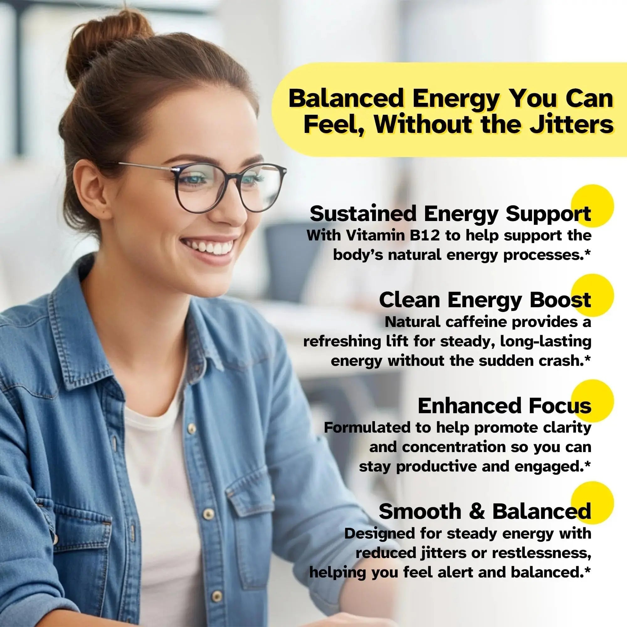 Energy Patches – 30 Plant-Based Patches with Biotin, Caffeine & Ginseng – Gentle Daily Support for Focus, Alertness & Vitality – Vegan Formula, 1 Month Supply Vitalumina Au supplements