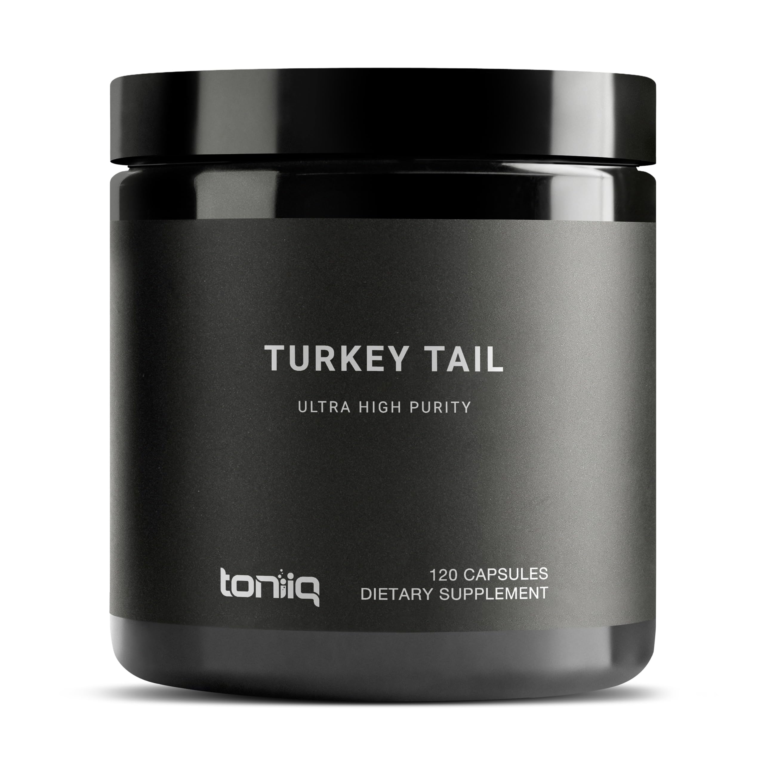 Toniiq Turkey Tail Mushroom Capsules - Ultra High Potency with 20% Beta Glucans - Highly Concentrated - Third-Party Lab Tested - 120 Capsules Toniiq Au supplements
