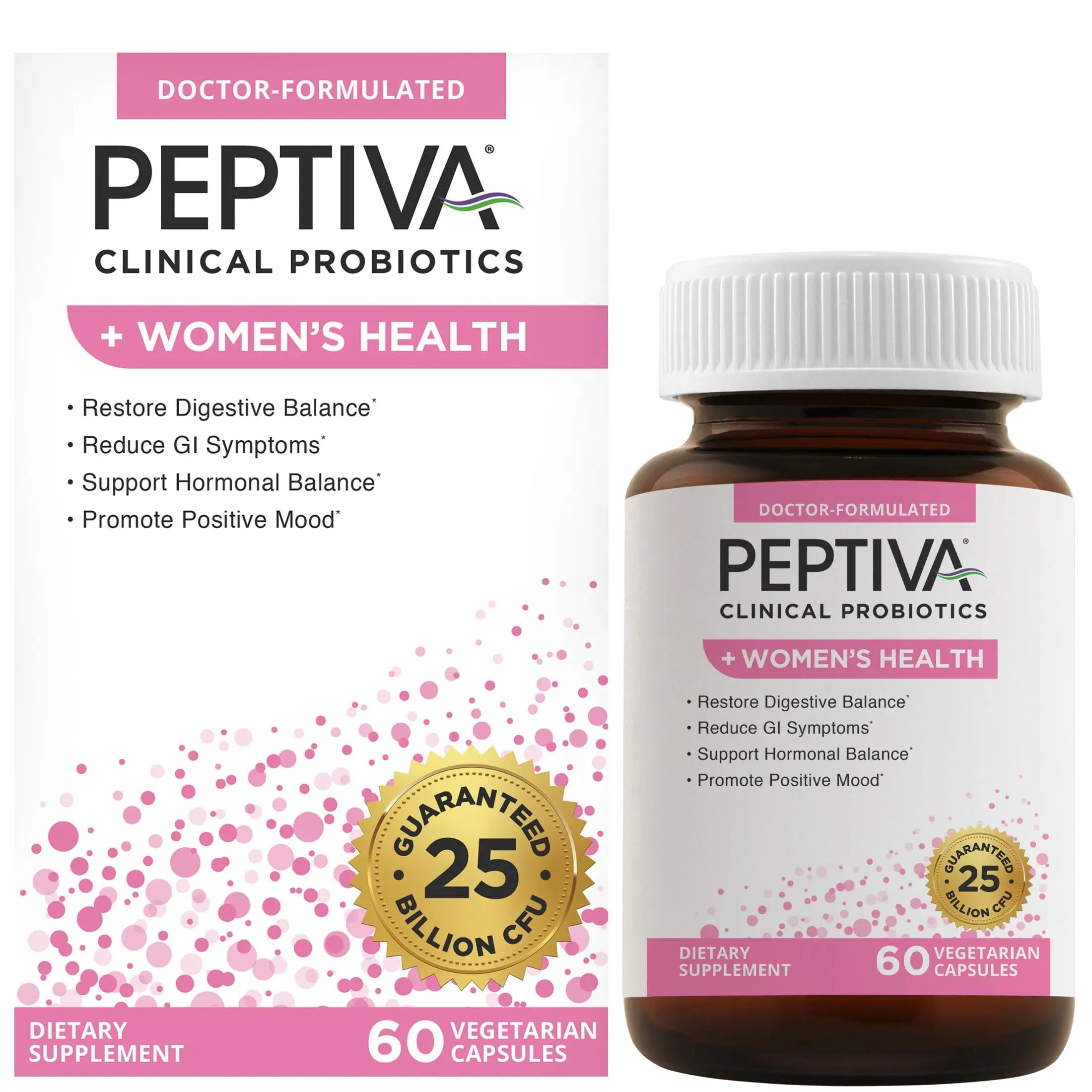 Peptiva Probiotics for Women's Health - Women's Probiotic and Digestive Support Peptiva Au supplements