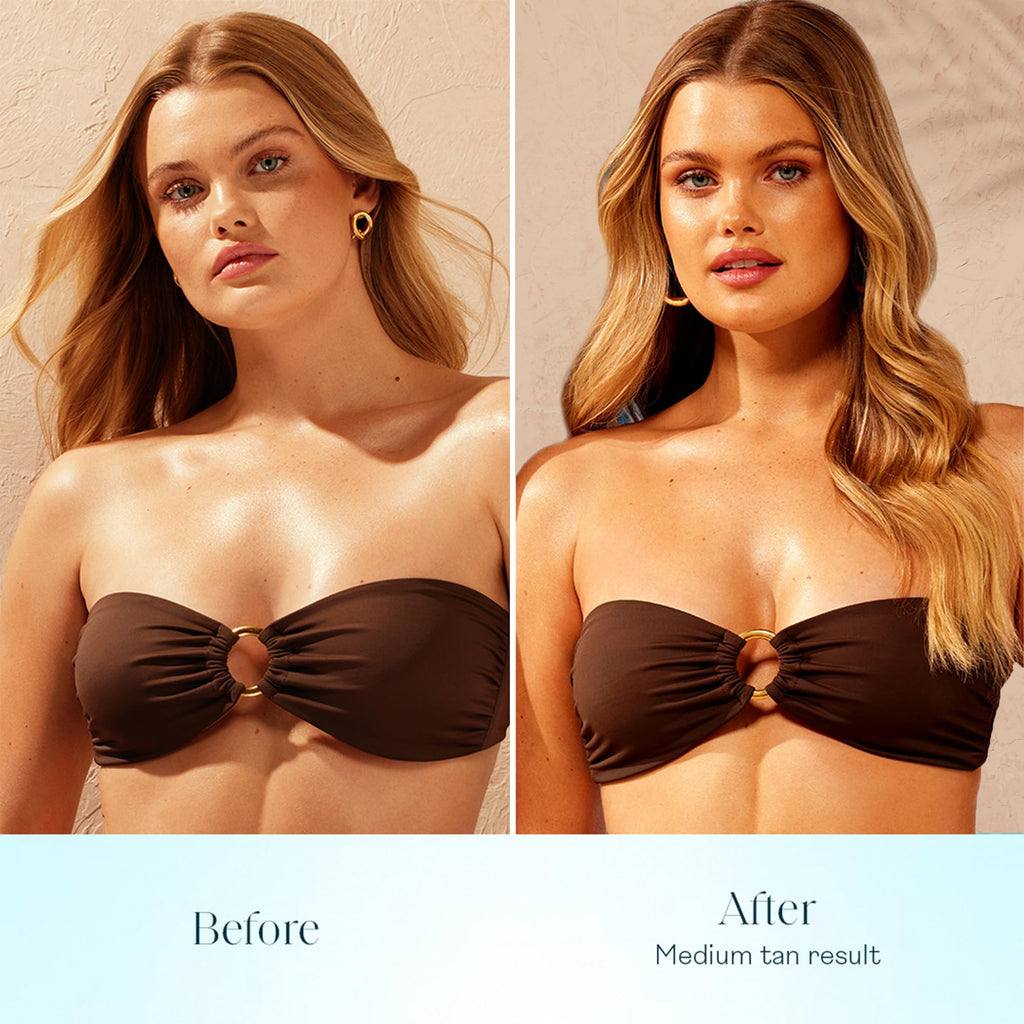 St.Tropez Light/Medium/Dark 1-3 hr Express Mousse for a Streak-Free, Natural Sunless Tan with Fast Application and Flawless Results, Cruelty-Free & Vegan, 6.7 fl oz
